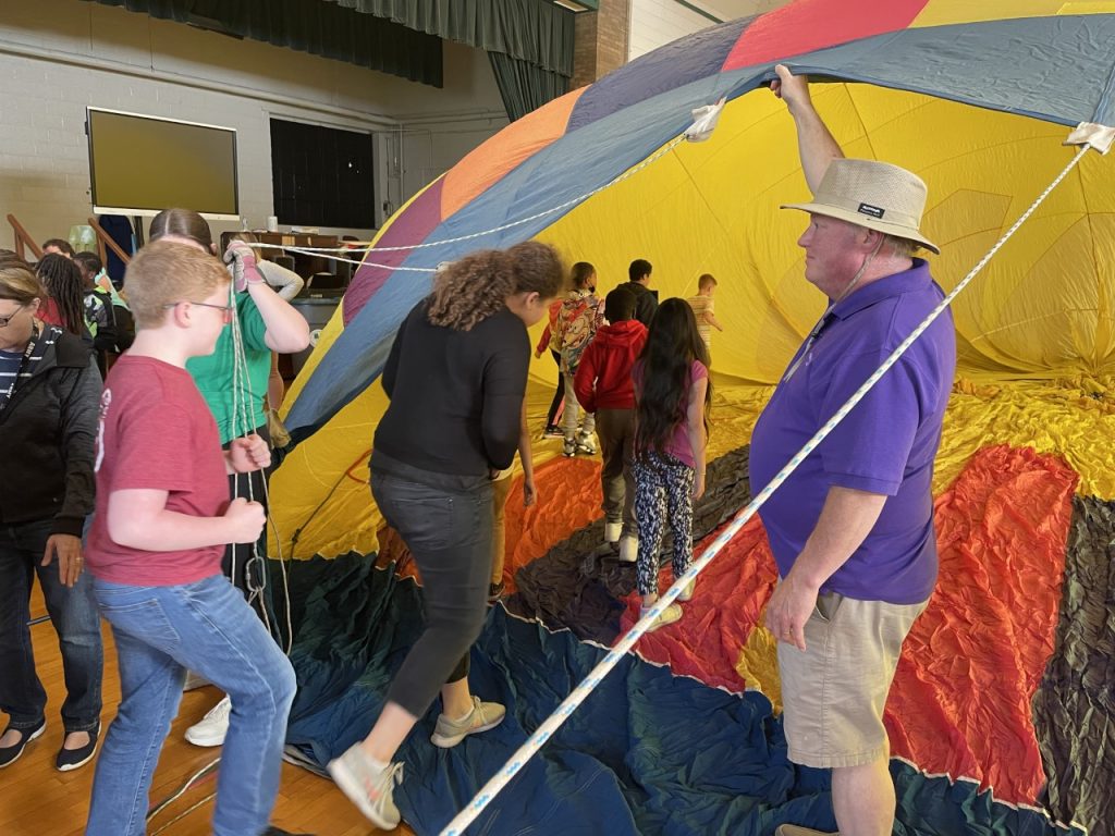 Garfield Students Receive Indoor Hot Air Balloon Lesson Vermilion