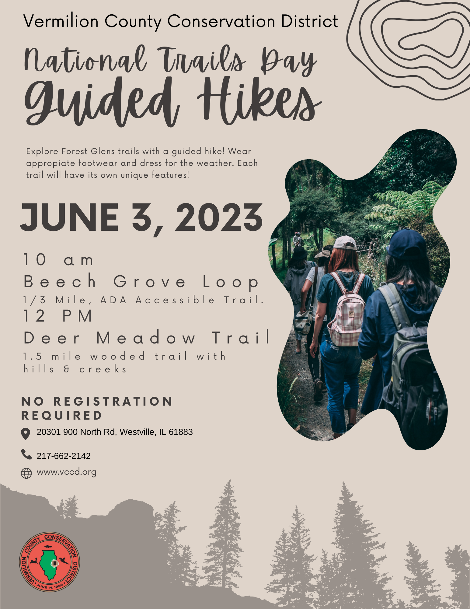 Saturday June 3rd Is National Trails Day Two Guided Hikes Planned At Forest Glen Vermilion 8109